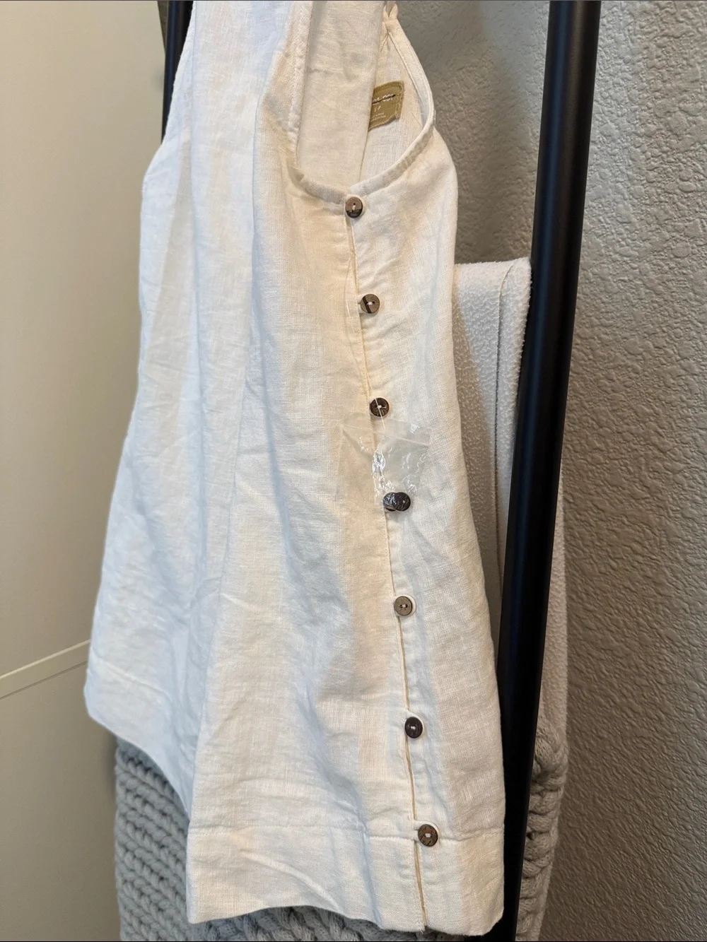 Free People beach side cotton linen dress